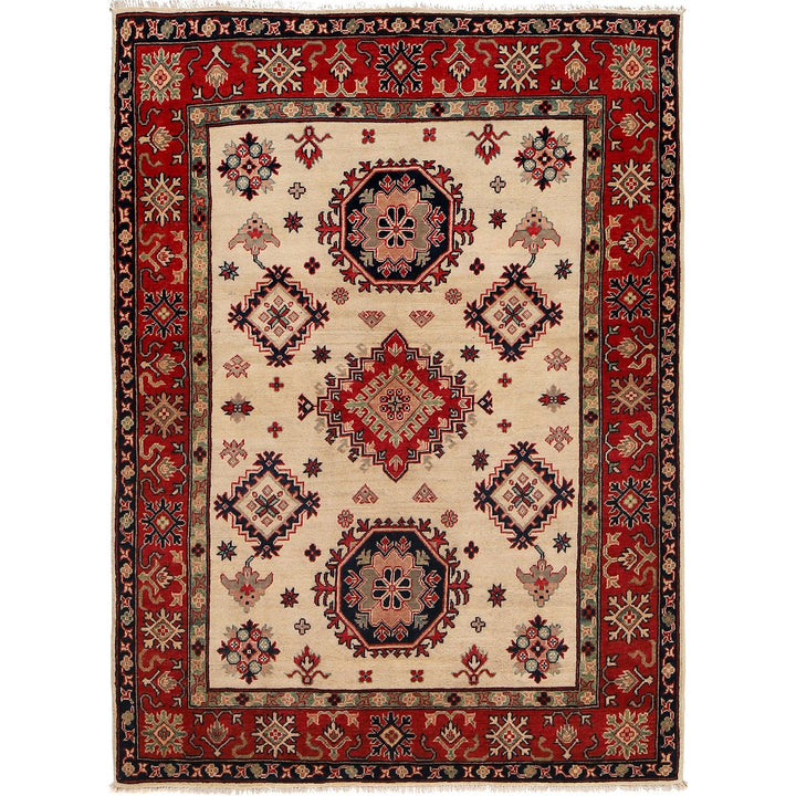 Hand knotted Kazak Carpet 4' 10" x 6' 10" - No. AL88036