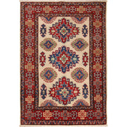 Handmade Kazak Area Rug 3' 3" x 4' 9" - No. AL52866