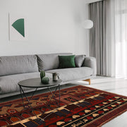 Handmade Picture Area Rug 2' 9" x 4' 6" - No. AL56152