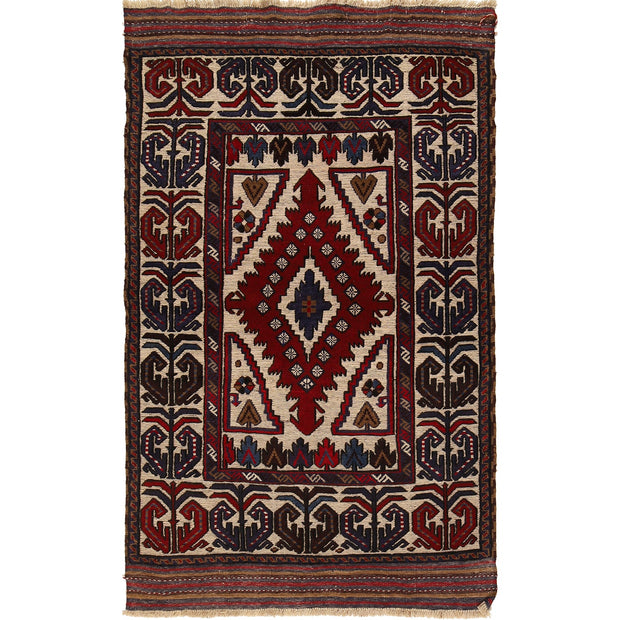 Handmade Barjista Kilim Rug 3' 10" x 6' 8" - No. AL30264