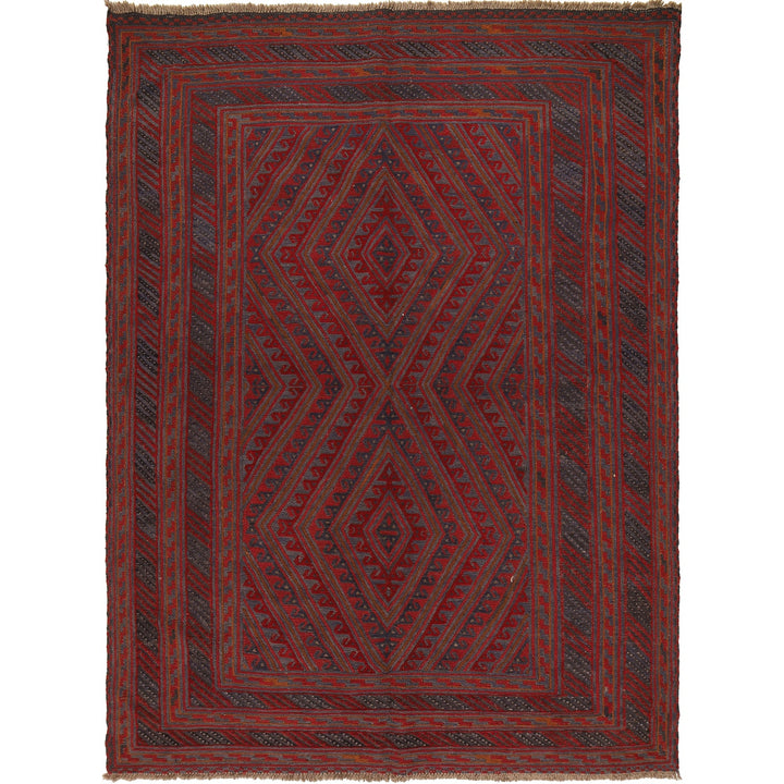 Handmade Wool Mushwani Rug 6' 6" x 9' 0" - No. AL44138