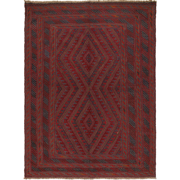 Handmade Wool Mushwani Rug 6' 6" x 9' 0" - No. AL44138
