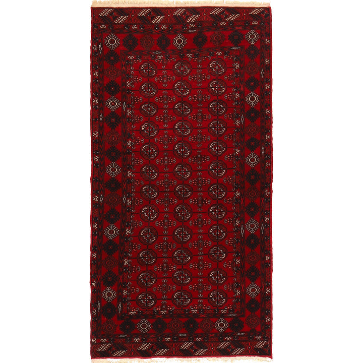 Hand Knotted Bokhara Runner Carpet 2' 10" x 5' 8" - No. AL76212