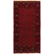 Hand Knotted Bokhara Runner Carpet 2' 10" x 5' 8" - No. AL76212