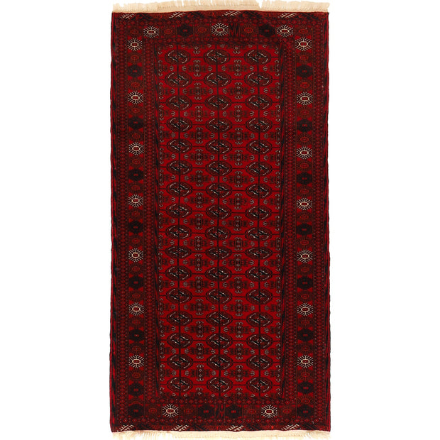 Handmade Bukhara Runner Carpet 2' 9" x 5' 5" - No. AL68202