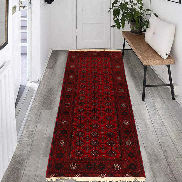 Handmade Bukhara Runner Carpet 2' 9" x 5' 5" - No. AL68202