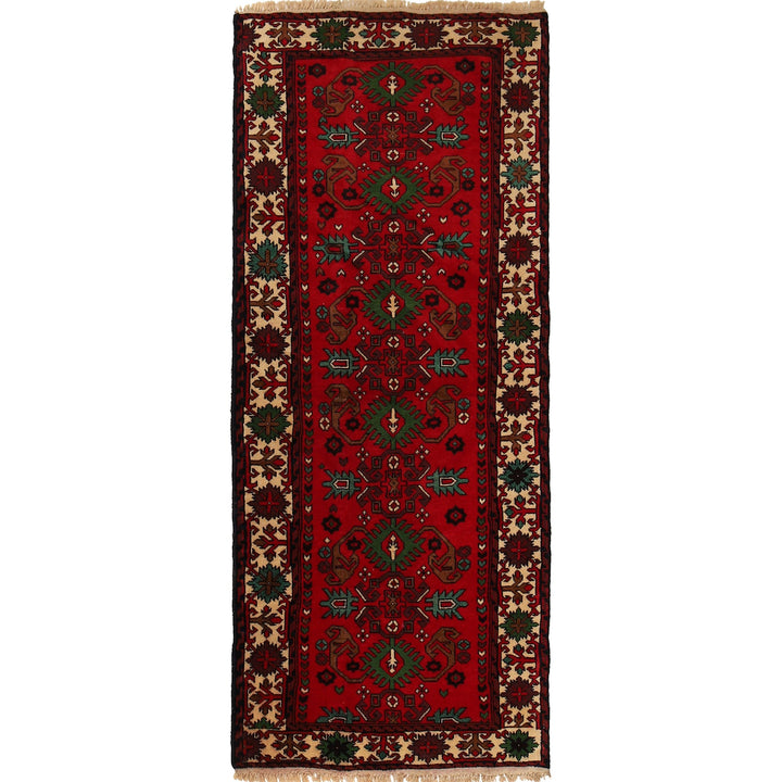 Red Bokhara Runner Rug 2' 4" x 5' 9" - No. AL28514
