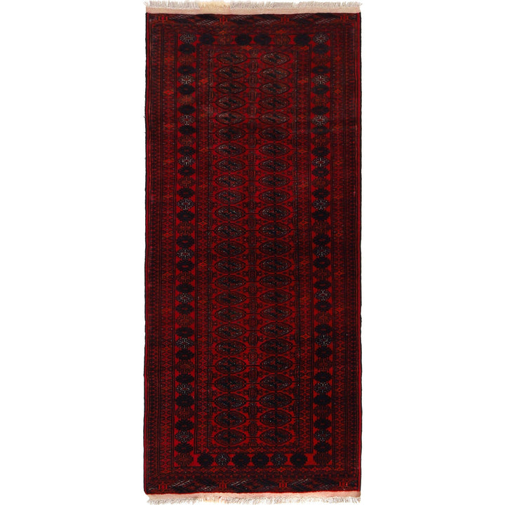 Dark Red Bokhara Runner Rug 2' 8" x 6' 1" - No. AL88760