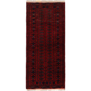Dark Red Bokhara Runner Rug 2' 8" x 6' 1" - No. AL88760
