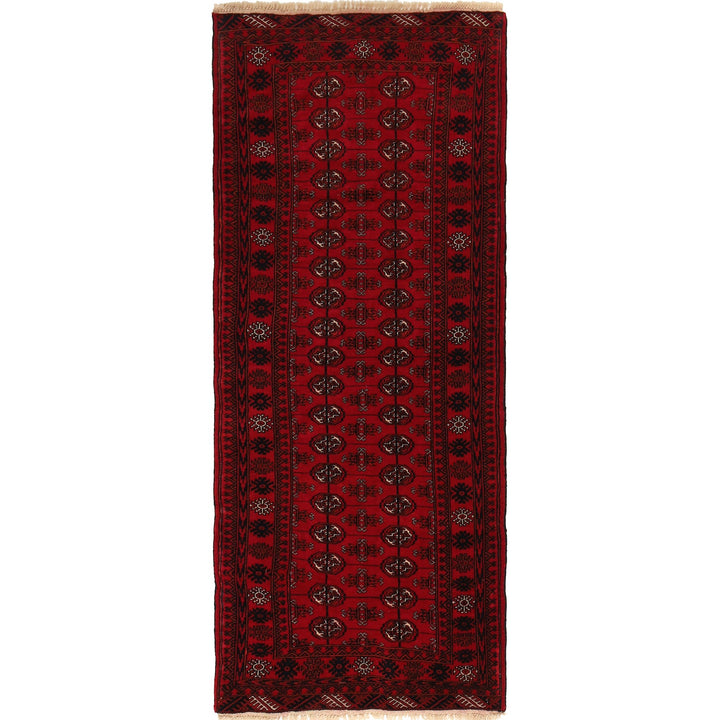 Hand Knotted Bokhara Runner Carpet 2' 6" x 6' 3" - No. AL12051