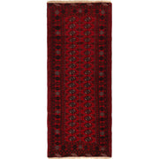 Hand Knotted Bokhara Runner Carpet 2' 6" x 6' 3" - No. AL12051