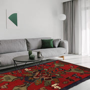 Handmade Pictorial Carpet 3' 1" x 4' 2" - No. AL65196