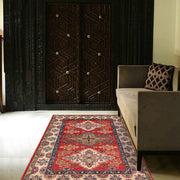 Red Kazak Rug 3' 5" x 4' 10" - No. AL27387