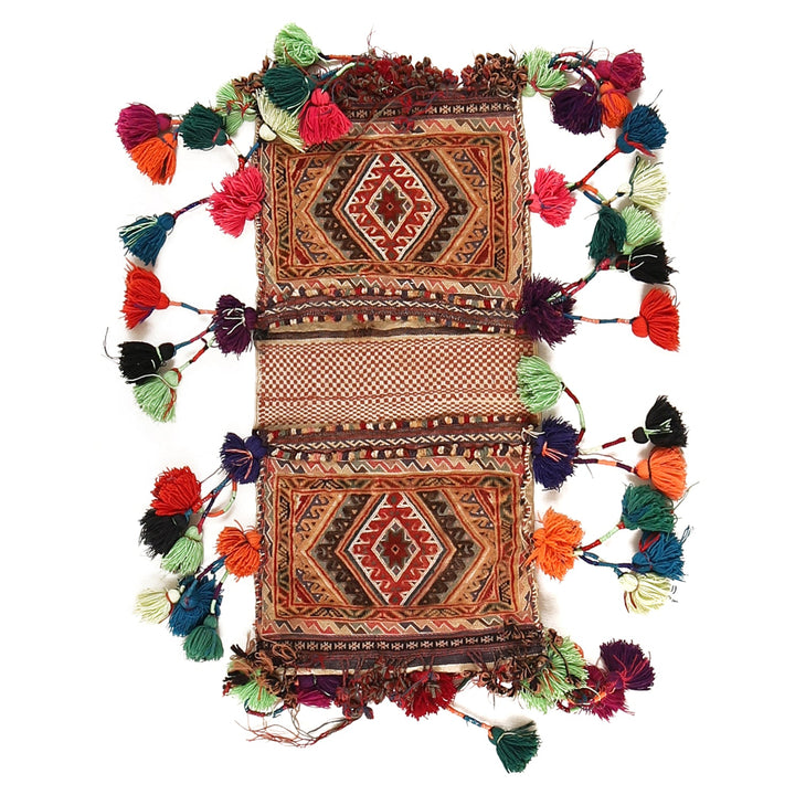 Handmade Saddle Bag Carpet 1' 1" x 2' 2" - No. AL75800