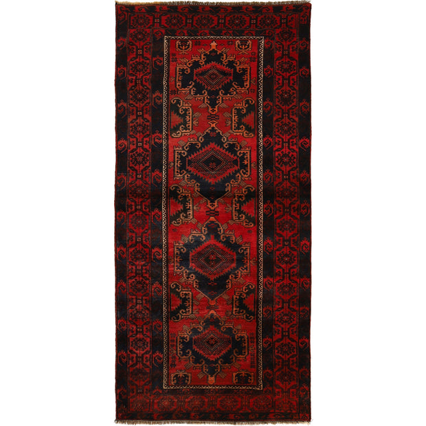 Hand Knotted Baluchi Rug 4' 0" x 8' 10" - No. AL62822