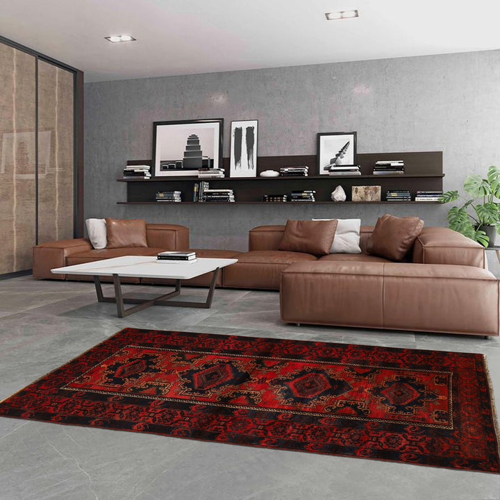 Hand Knotted Baluchi Rug 4' 0" x 8' 10" - No. AL62822