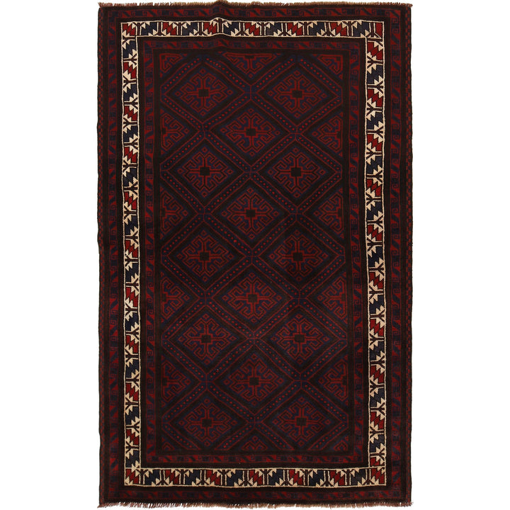 Hand Knotted Baluchi Rug 4' 9" x 7' 10" - No. AL49261