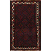 Hand Knotted Baluchi Rug 4' 9" x 7' 10" - No. AL49261