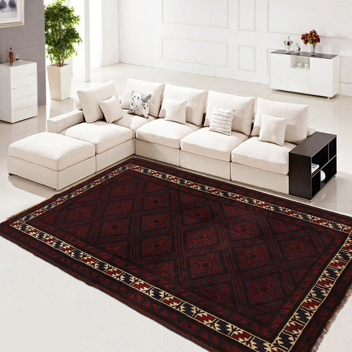 Hand Knotted Baluchi Rug 4' 9" x 7' 10" - No. AL49261