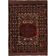 Handmade Barjista Kilim Rug 4' 2" x 5' 10" - No. AL21049