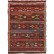 Hand Knotted Laghari Kilim 4' 6" x 6' 2" - No. AL37199