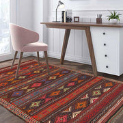 Hand Knotted Laghari Kilim 4' 6" x 6' 2" - No. AL37199