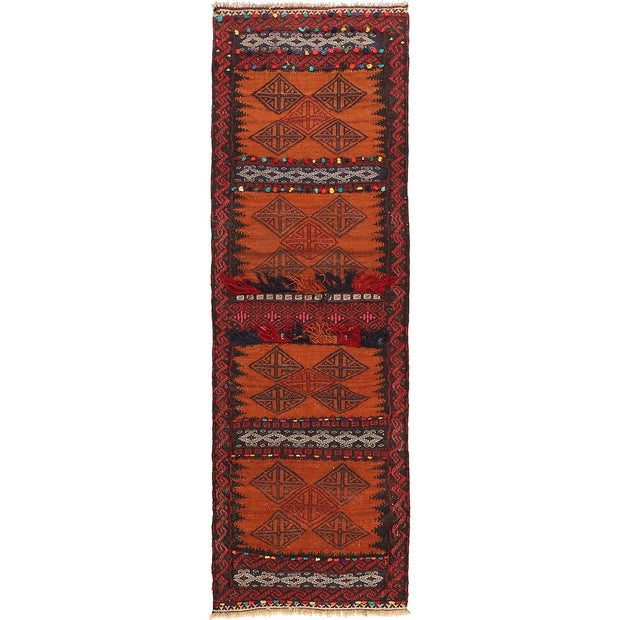 Hand Knotted Sufra Kilem Runner 2' 0" x 6' 6" - No. AL28169