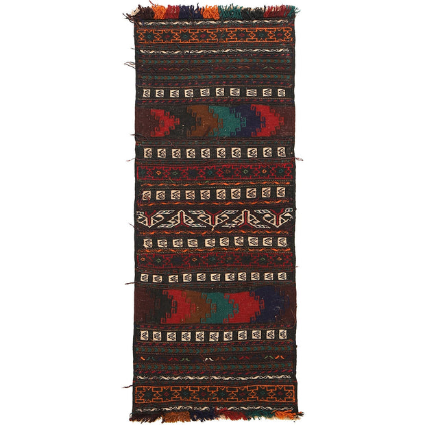 Hand Knotted Sufra Kilem Runner 2' 0" x 4' 8" - No. AL85342