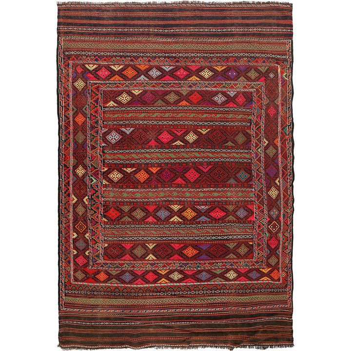 Traditional Flat Weave Kilim 5' 2" x 8' 0" - No. AL26829