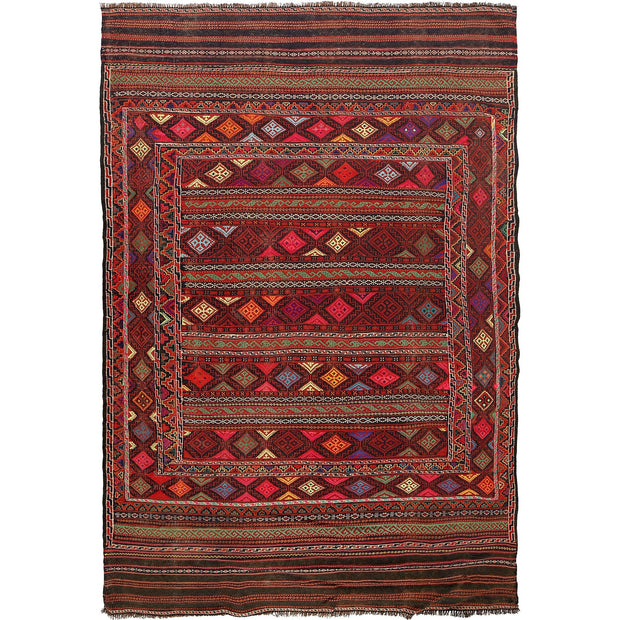 Traditional Flat Weave Kilim 5' 2" x 8' 0" - No. AL26829