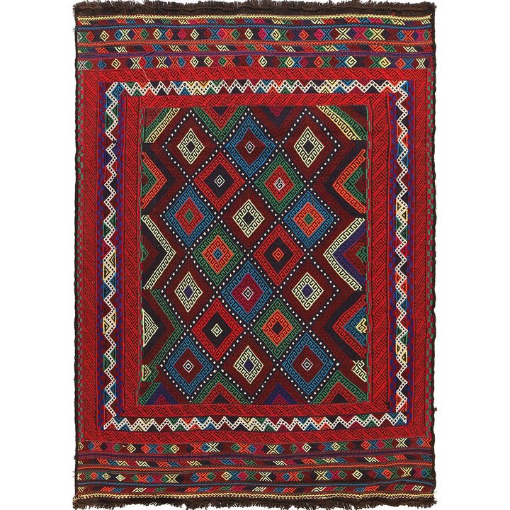 Handmade Suzani Kilim 4' 7" x 6' 4" - No. AL22553