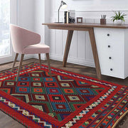 Handmade Suzani Kilim 4' 7" x 6' 4" - No. AL22553