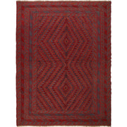 Handmade Wool Mushwani Rug 6' 7" x 8' 8" - No. AL37211