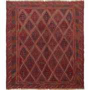 Red Mashwani Area Rug 3' 11" x 4' 0" - No. AL55154
