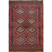 Afghan Vintage Kilim 6' 1" x 9' 2" - No. AL56702