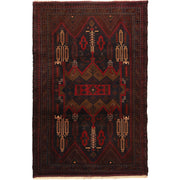 Handmade Baluchi Rug 4' 4" x 6' 8" - No. AL12664