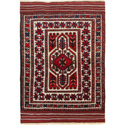 Handmade Barjista Kilim Rug 4' 2" x 6' 1" - No. AL83171