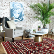 Handmade Barjista Kilim Rug 4' 2" x 6' 1" - No. AL83171