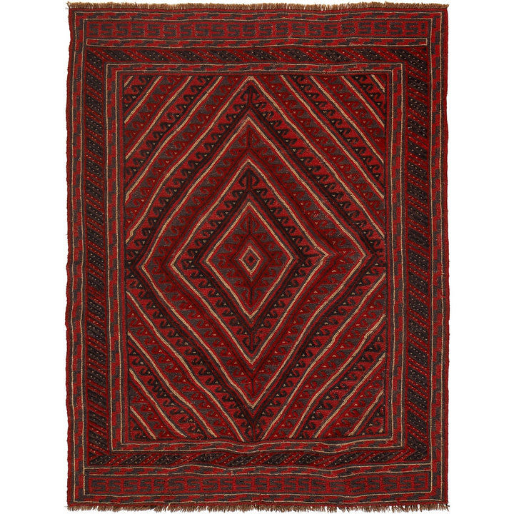 Traditional Mashwani Carpet 4' 6" x 5' 10" - No. AL74929