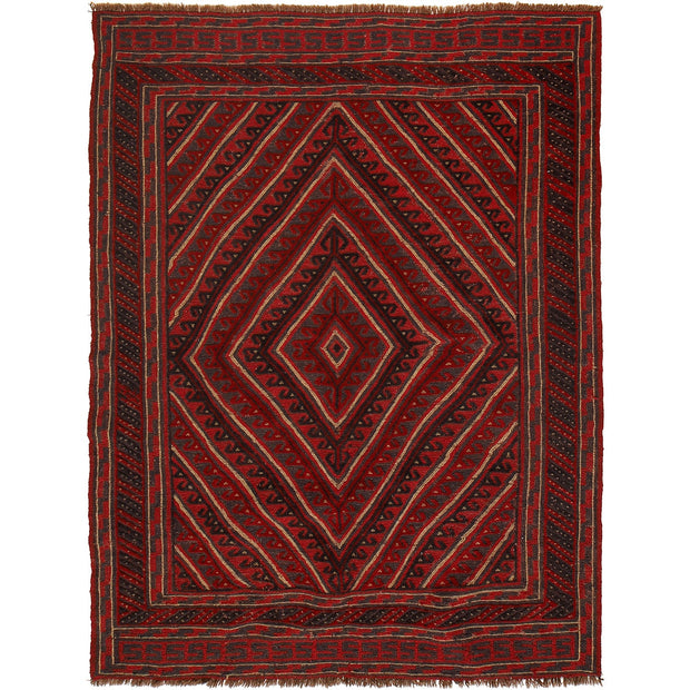 Traditional Mashwani Carpet 4' 6" x 5' 10" - No. AL74929