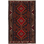 Traditional Baloch Rug 3' 10" x 6' 3" - No. AL57335