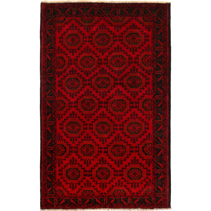 Red Color Baluchi Rug 4' 4" x 6' 10" - No. AL48678