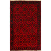 Red Color Baluchi Rug 4' 4" x 6' 10" - No. AL48678
