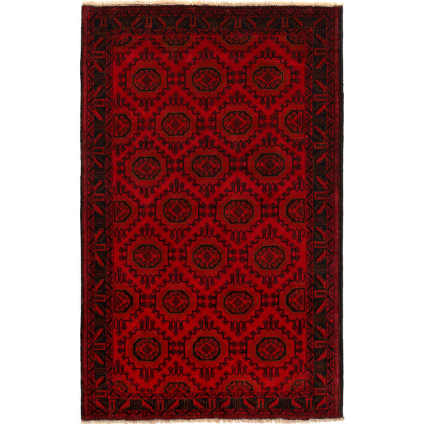 Red Color Baluchi Rug 4' 4" x 6' 10" - No. AL48678