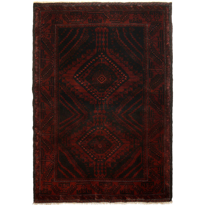 Traditional Baloch Rug 4' 3" x 6' 4" - No. AL83706