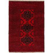 Traditional Baloch Rug 4' 1" x 6' 1" - No. AL61467
