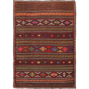 Traditional Flat Weave Kilim 5' 1" x 7' 8" - No. AL88919