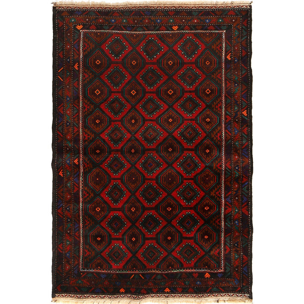 Traditional Baloch Rug 3' 10" x 6' 0" - No. AL99279