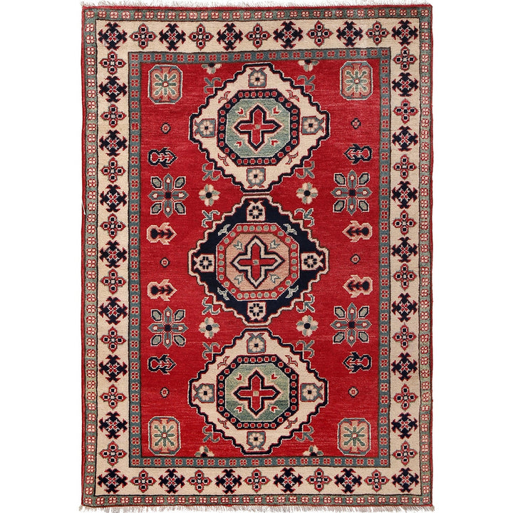 Hand knotted Kazak Rugs 4' 0" x 5' 9" - No. AL19950