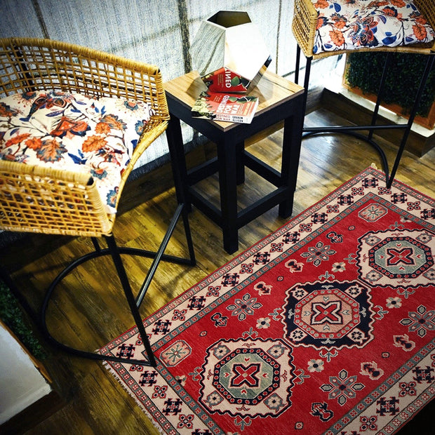 Hand knotted Kazak Rugs 4' 0" x 5' 9" - No. AL19950